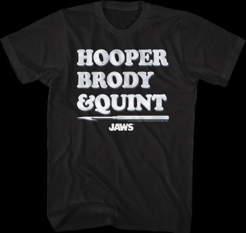 Hooper Brody Quint Jaws T-Shirt