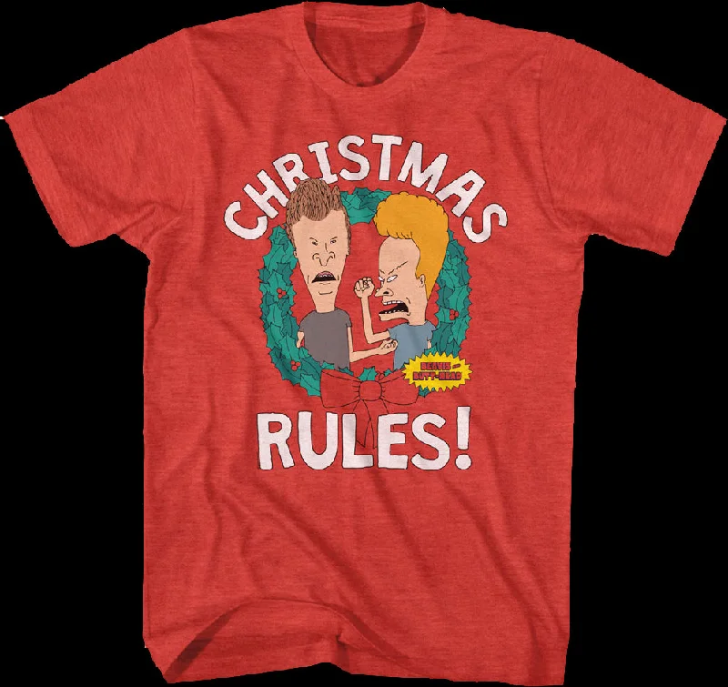 Christmas Rules Beavis And Butt-Head T-Shirt