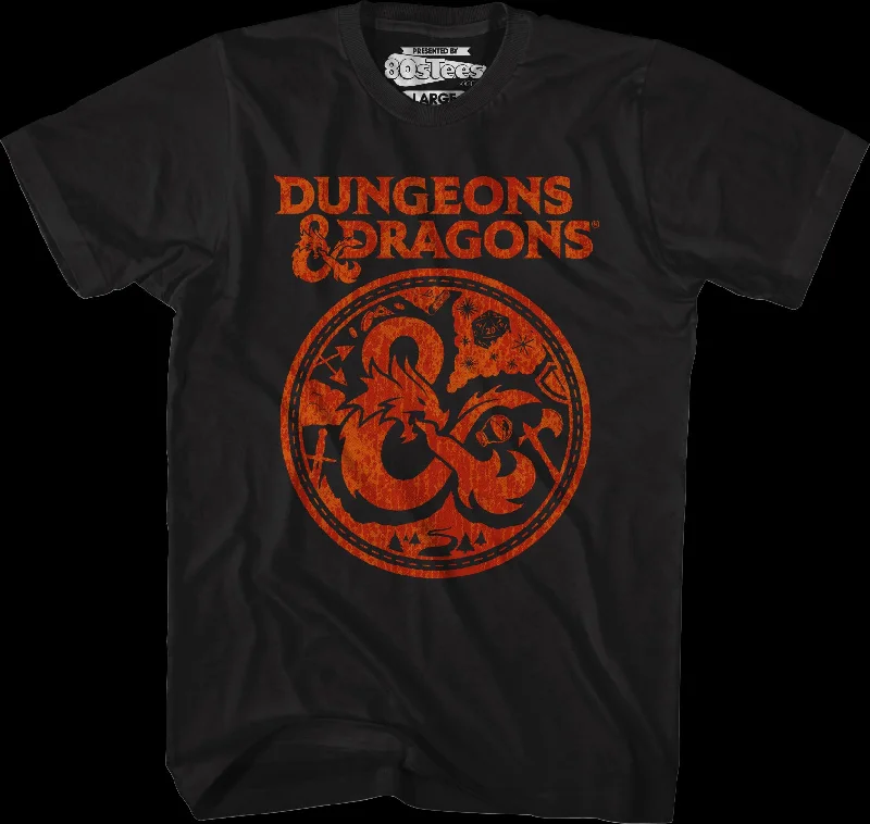 Rusted Logo Dungeons & Dragons T-Shirt