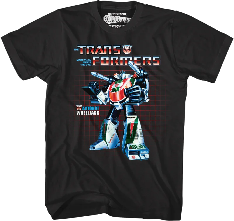 Wheeljack Box Art Transformers T-Shirt