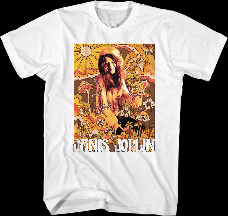 Groovy Drawings Janis Joplin T-Shirt