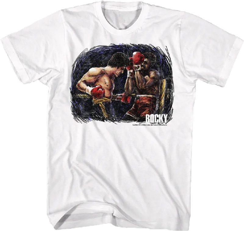 Balboa Creed Painting Rocky T-Shirt