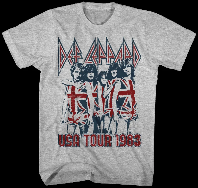 USA Tour 1983 Def Leppard T-Shirt