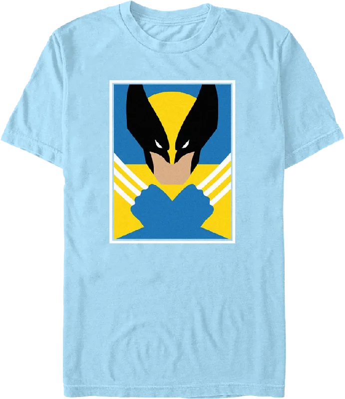 X-Men Wolverine Art Deco Marvel Comics T-Shirt