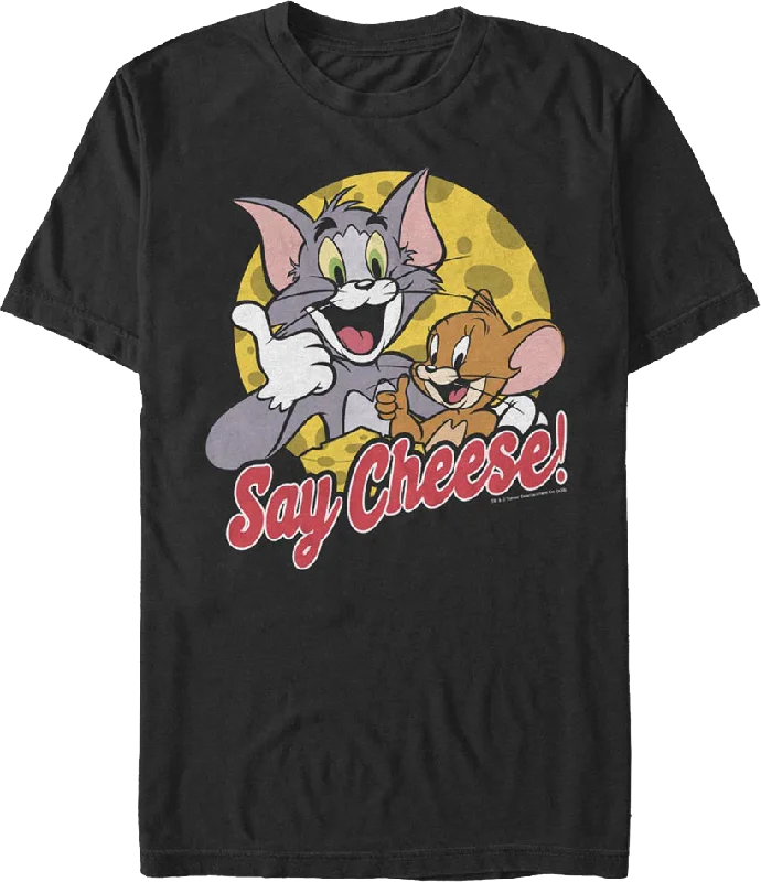 Say Cheese Tom And Jerry T-Shirt