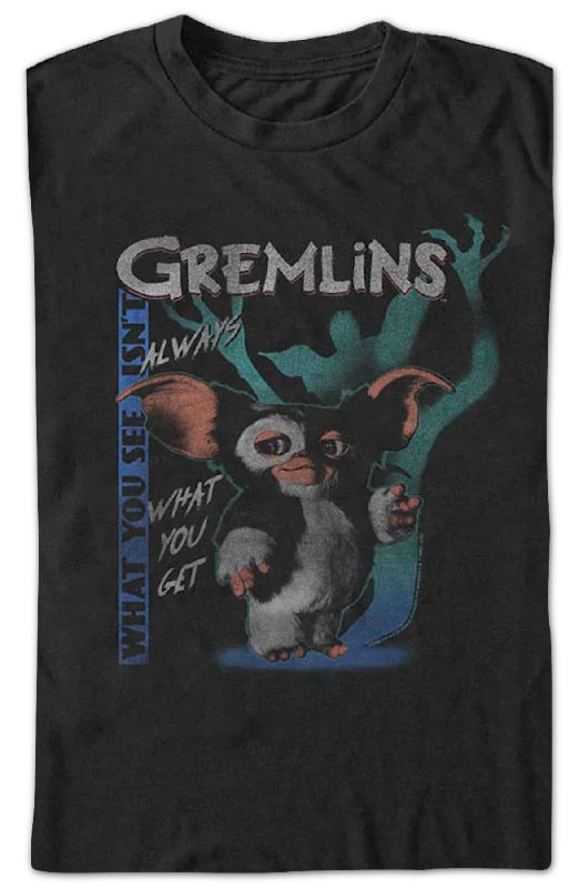 What You See Isn't Always What You Get Gremlins T-Shirt