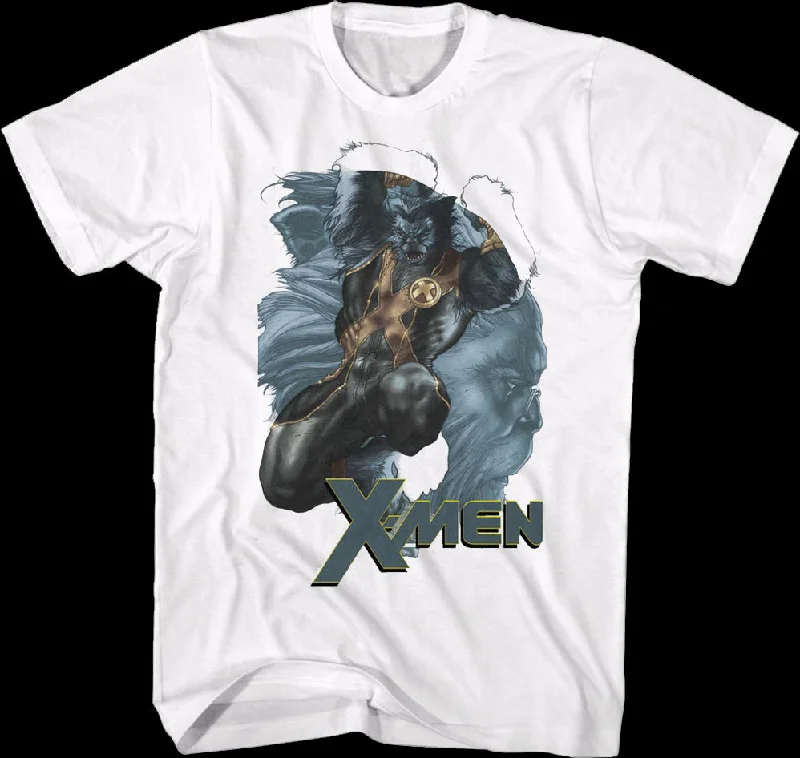 X-Men Beast Collage Marvel Comics T-Shirt