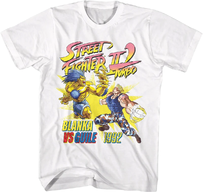 Blanka vs Guile Street Fighter II Turbo T-Shirt