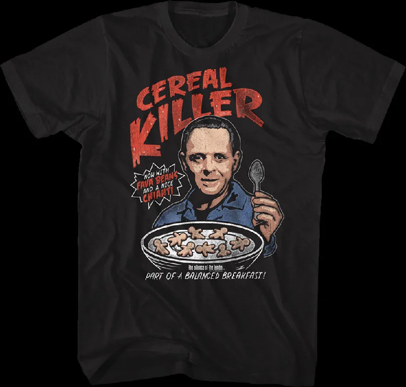 Cereal Killer Silence Of The Lambs T-Shirt