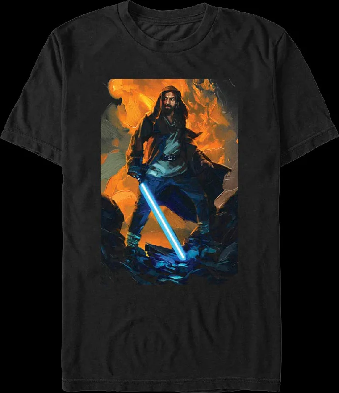 Obi-Wan Kenobi Painting Star Wars T-Shirt