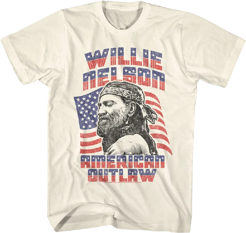 American Outlaw Willie Nelson T-Shirt