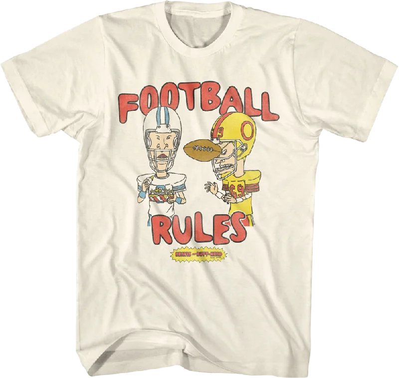 Football Rules Beavis And Butt-Head T-Shirt