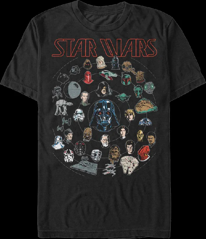 Galactic Rotation Star Wars T-Shirt