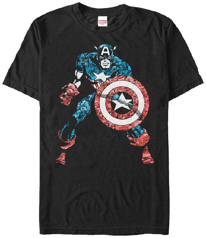 Captain America Comic Shirt