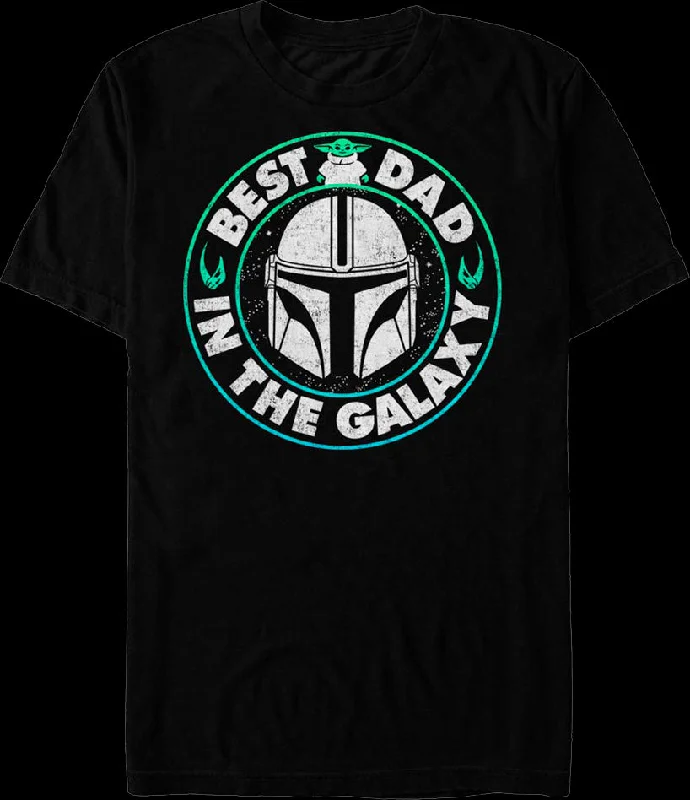 Best Dad In The Galaxy The Mandalorian Star Wars T-Shirt