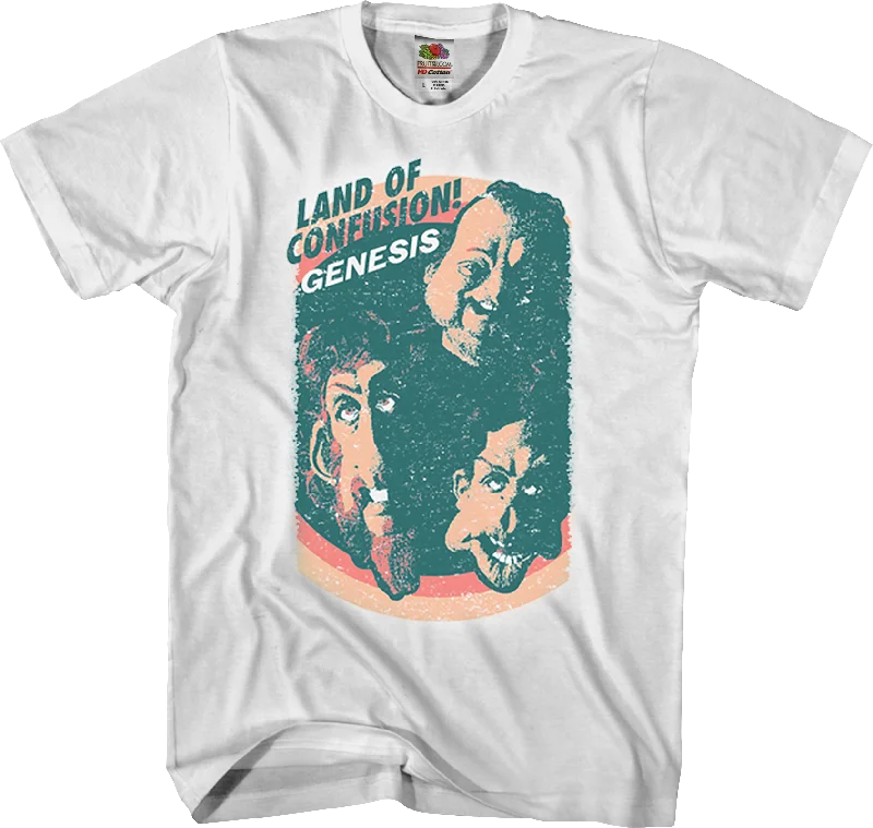 Distressed Land of Confusion Genesis T-Shirt