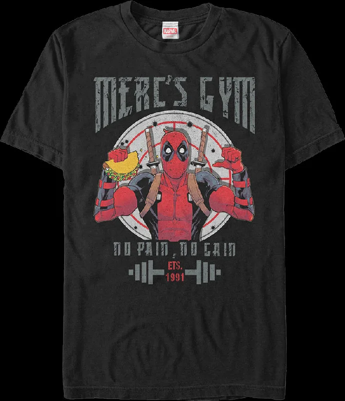 Merc's Gym Deadpool T-Shirt