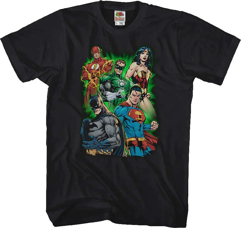 Hero Poses Justice League T-Shirt