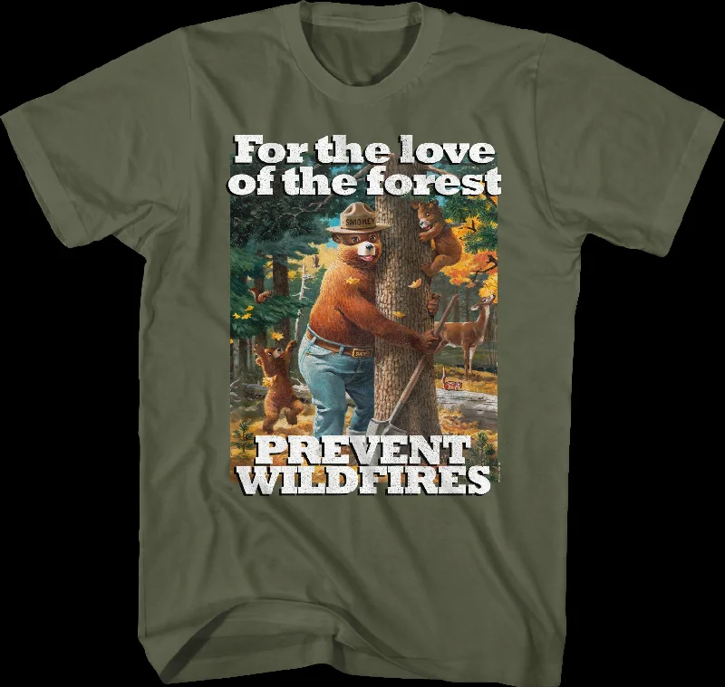 For the Love of the Forest Smokey Bear T-Shirt