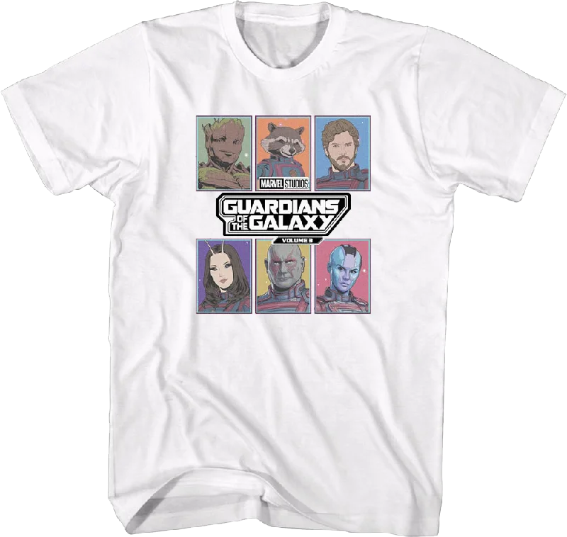 Character Boxes Guardians Of The Galaxy Volume 3 T-Shirt