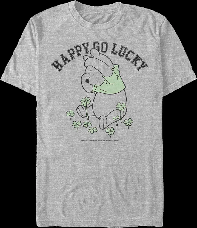 Happy Go Lucky Winnie The Pooh T-Shirt