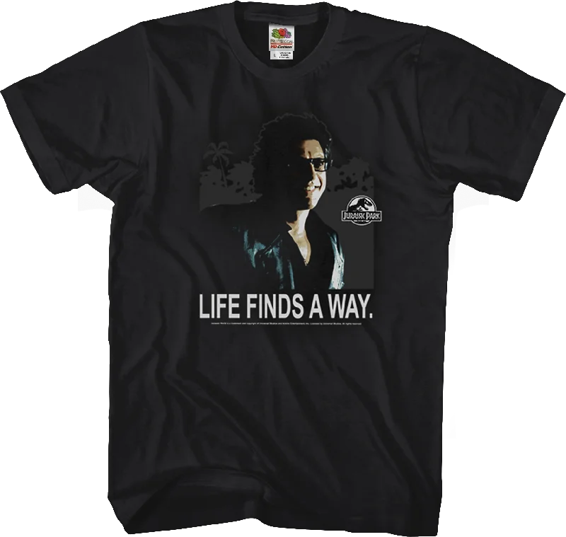 Life Finds A Way Jurassic Park T-Shirt