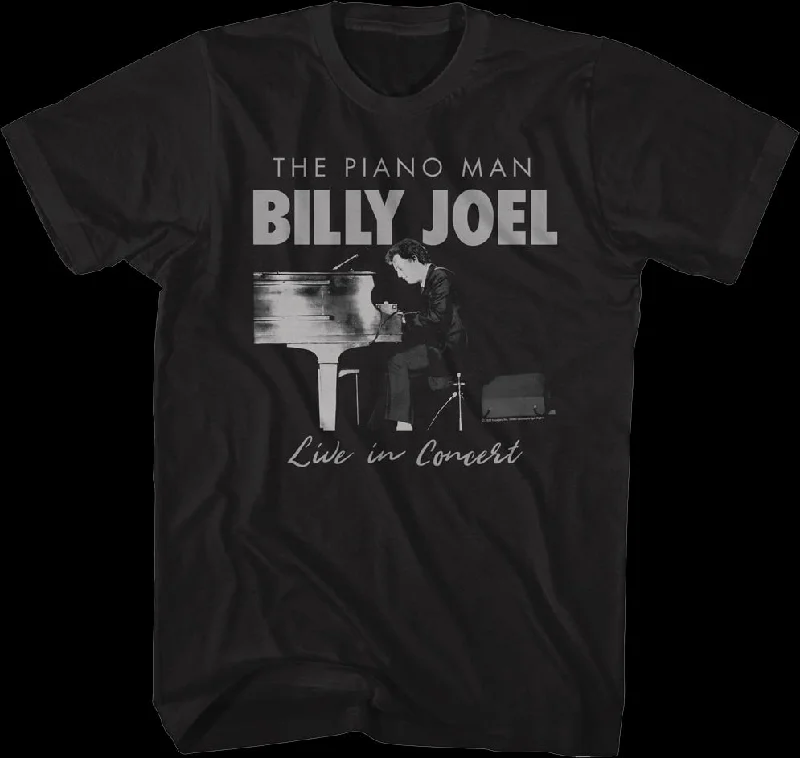 Piano Man Live In Concert Billy Joel T-Shirt