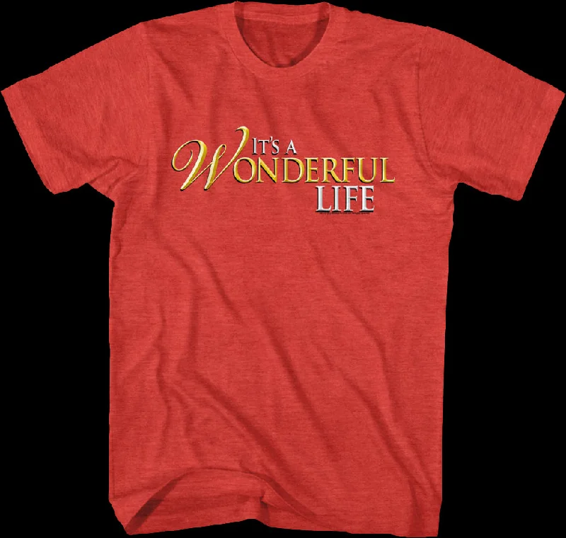 Classic Logo It's A Wonderful Life T-Shirt