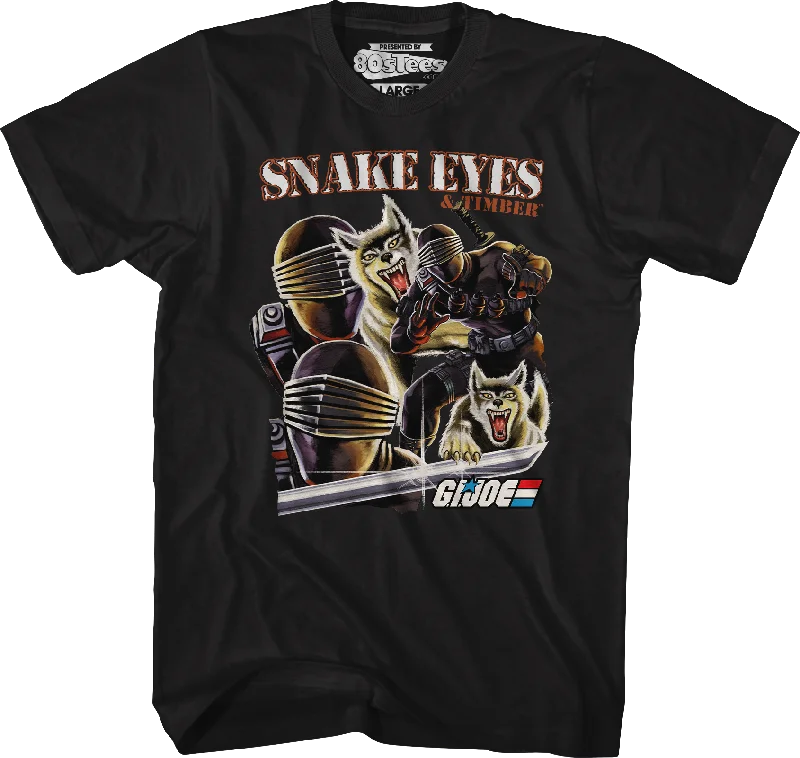 Snake Eyes & Timber Collage GI Joe T-Shirt