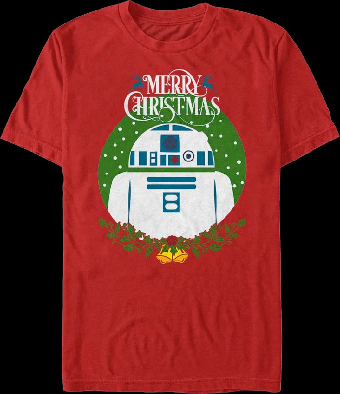 R2-D2 Merry Christmas Star Wars T-Shirt