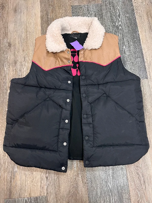 Vest Puffer & Quilted By Mother In Black, Size: S