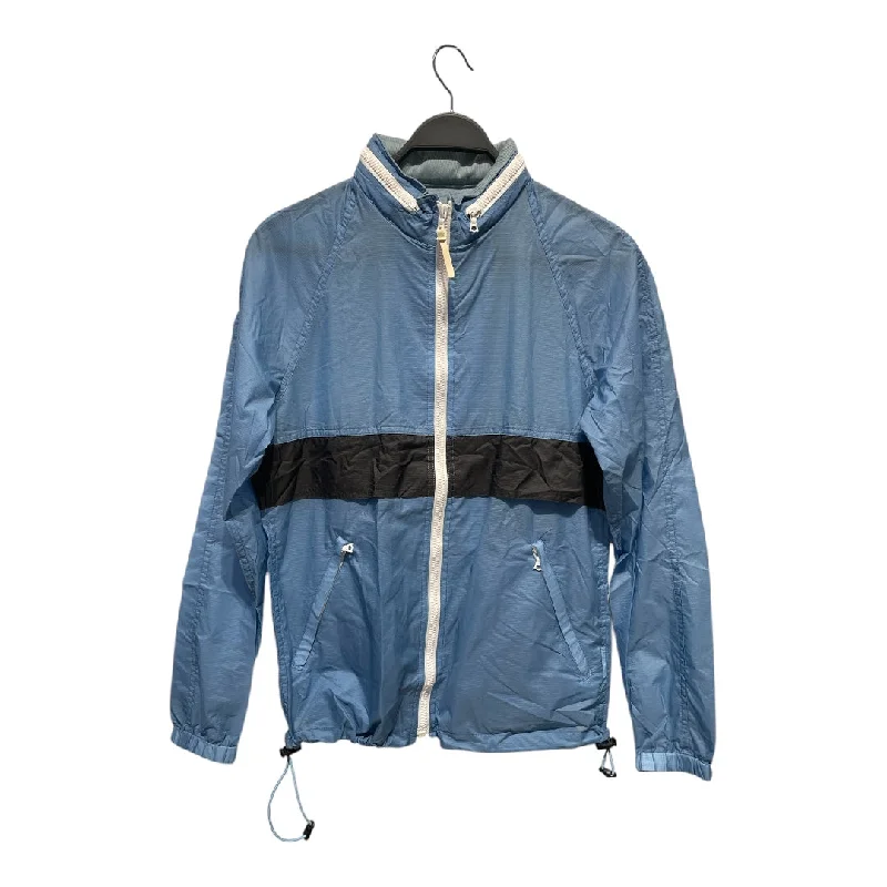 visvim/Windbreaker/M/Polyester/WHT/zip up blu + wht