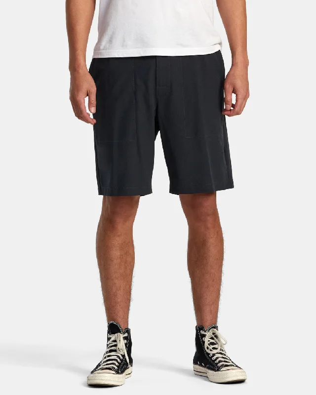 All Time Hemp Hybrid 19" Shorts - Black