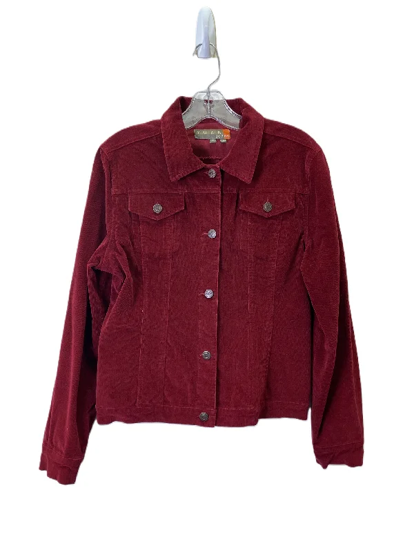 Jacket Denim By Yuka jeans In Red, Size: M