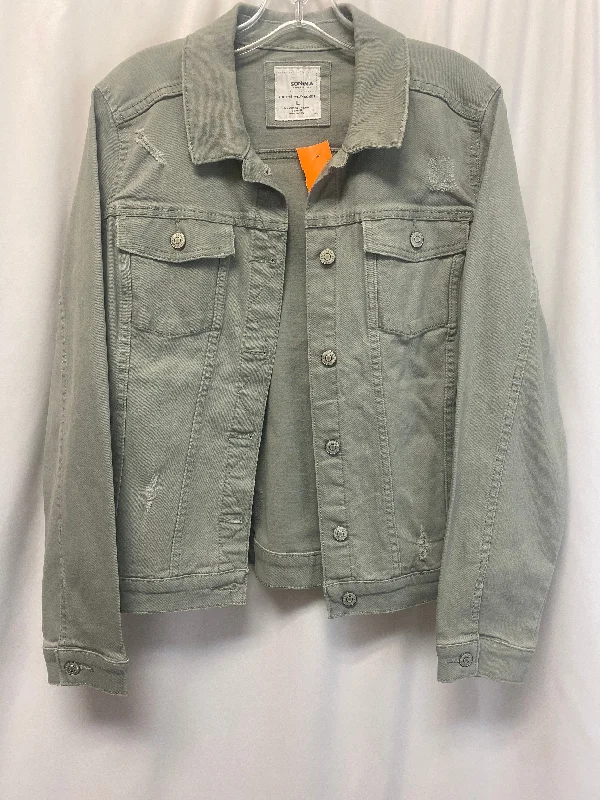 Jacket Denim By Sonoma In Green, Size: L