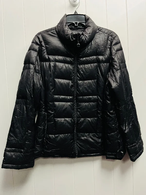 Jacket Puffer & Quilted By Calvin Klein In Black, Size: L