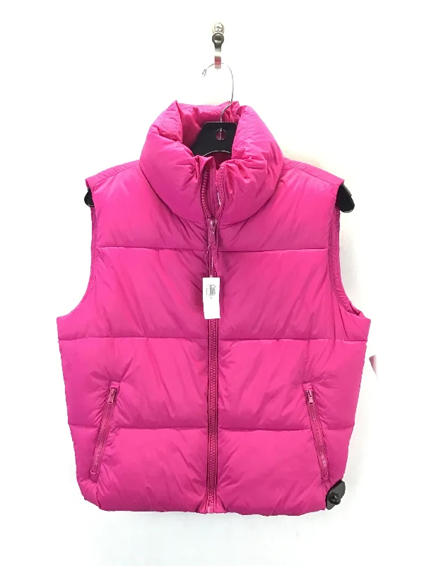 Vest Puffer & Quilted By Gap In Pink, Size: Xs