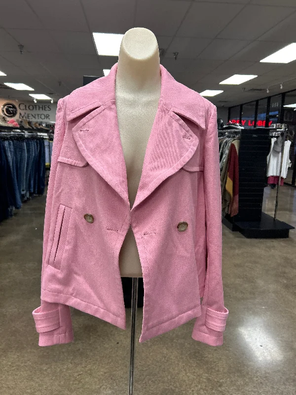 Jacket Other By Ann Taylor In Pink, Size: M