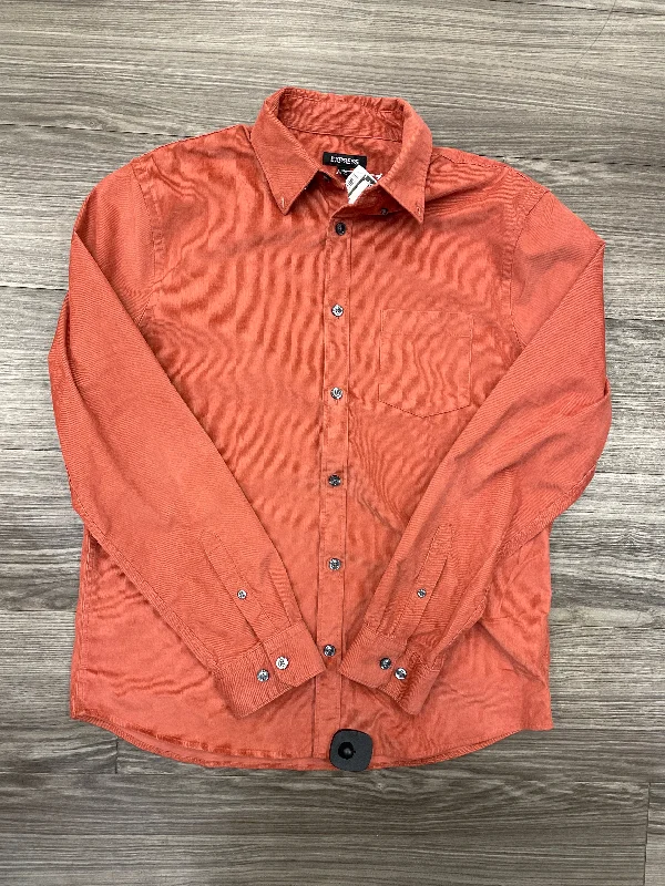 Jacket Other By Express In Orange, Size: M