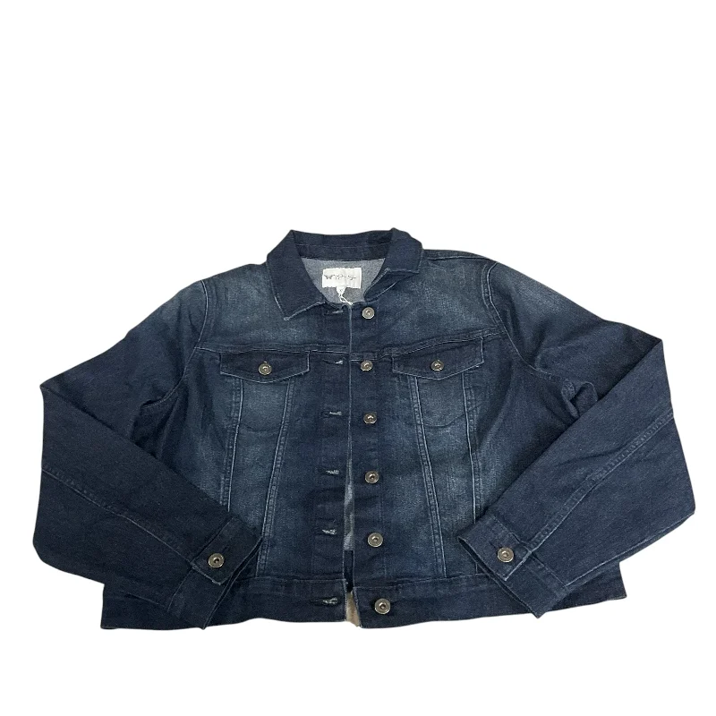 Jacket Denim By Jessica Simpson In Blue Denim, Size: Xl