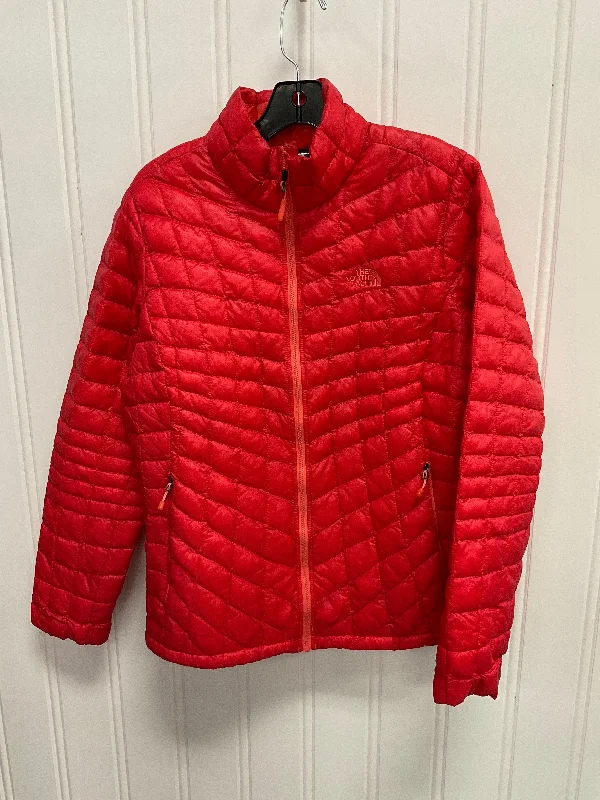 Jacket Puffer & Quilted By The North Face In Red, Size:L