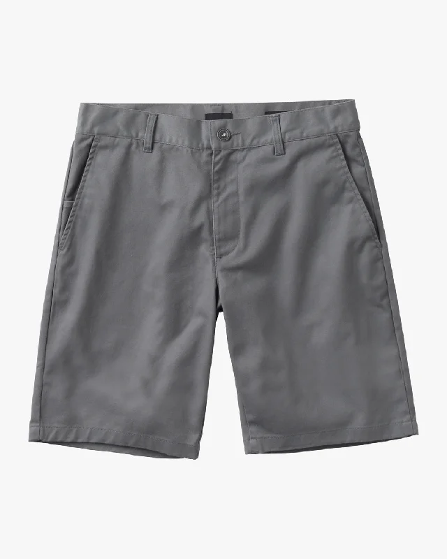 Boys Weekday Stretch 18" Shorts - Smoke