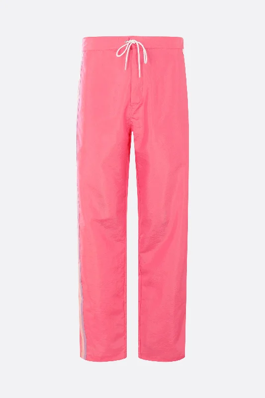 Pineta straight-leg nylon trousers