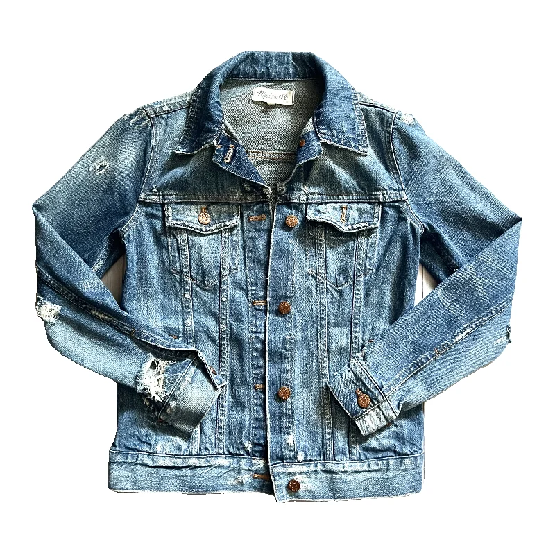 Jacket Denim By Madewell In Blue Denim, Size: Xs