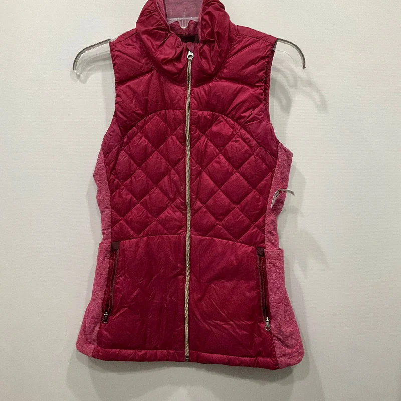 Vest Puffer & Quilted By Lululemon In Red, Size: 6