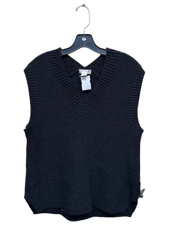 Vest Sweater By H&m In Black, Size: S