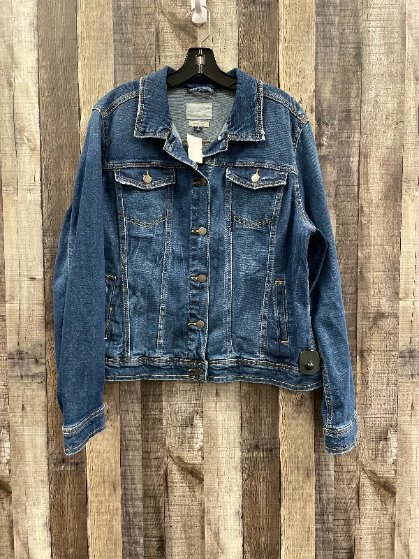 Jacket Denim By Universal Thread In Blue, Size: Xxl