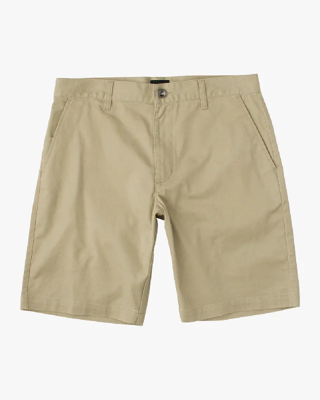 Boys Weekday Stretch 18" Shorts - Khaki