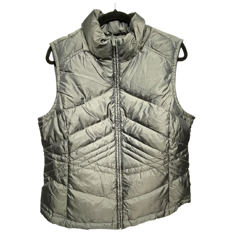 Vest Puffer & Quilted By Loft In Grey, Size: L