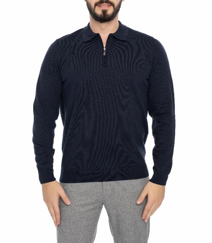 DECATUR QUARTER ZIP POLO SHIRT